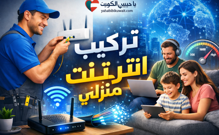 تركيب انترنت منزلي