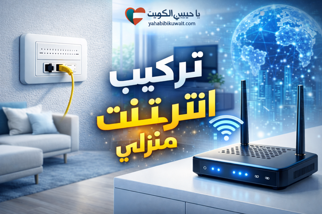 تركيب انترنت منزلي