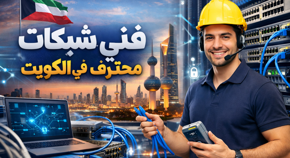 فني شبكات محترف في الكويت