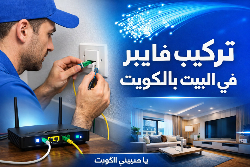 تركيب فايبر في البيت بالكويت