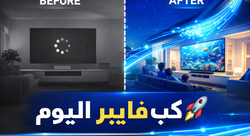 تركيب فايبر في البيت بالكويت