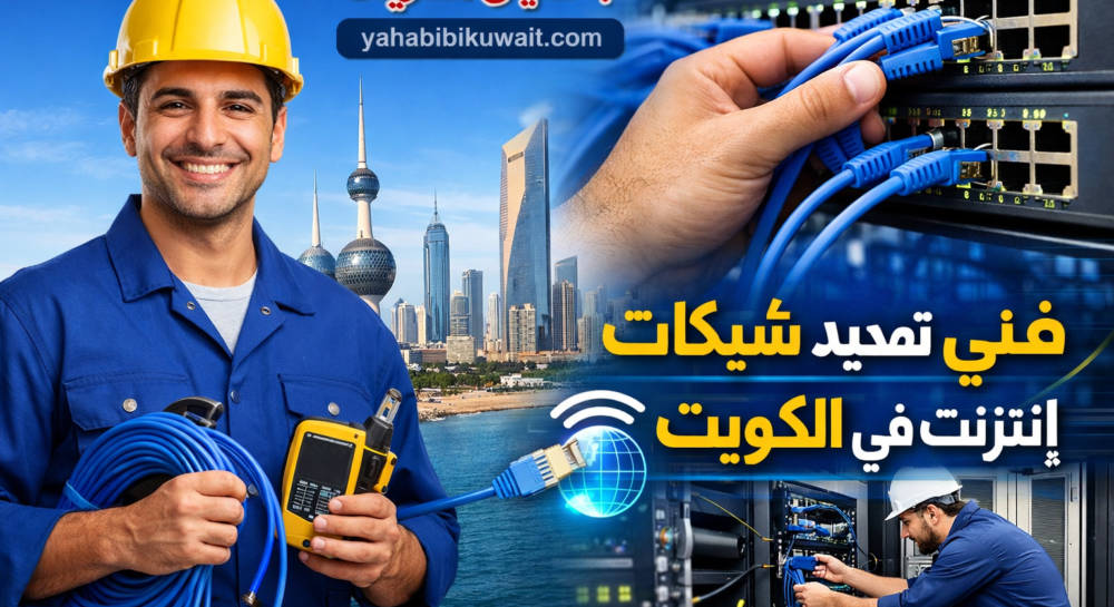 فني تمديد شبكات إنترنت في الكويت