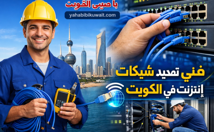 فني تمديد شبكات إنترنت في الكويت