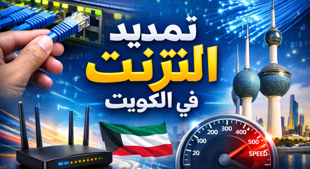 تمديد انترنت في الكويت