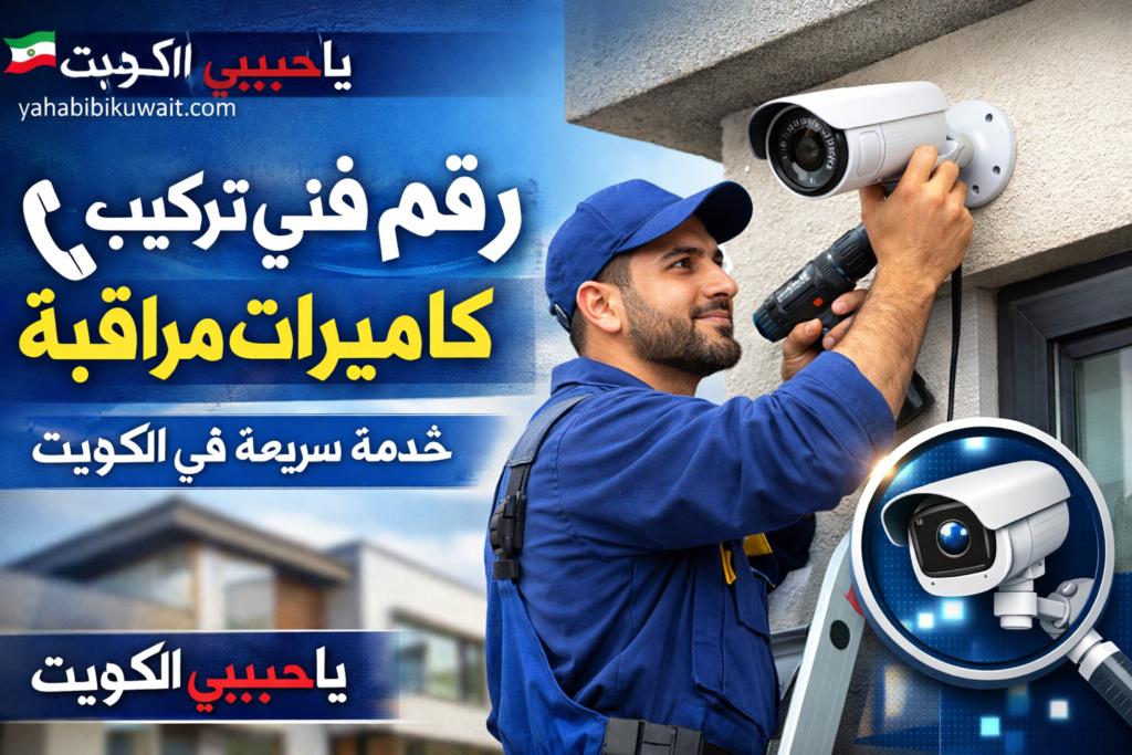 رقم تركيب كاميرات مراقبة في الكويت