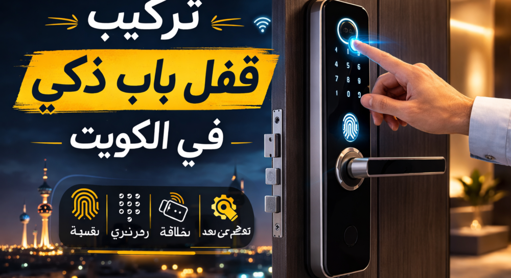 تركيب قفل باب ذكي في الكويت