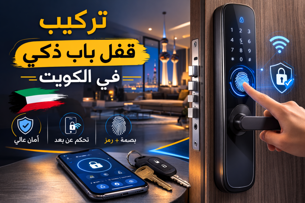 تركيب قفل باب ذكي في الكويت