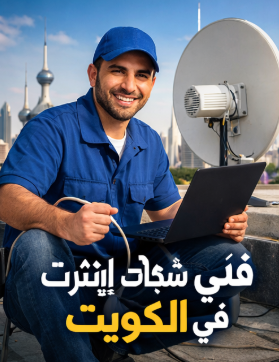 فني شبكات إنترنت في الكويت